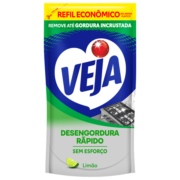 Desengordurante Veja Refil Econômico Limão 400ml