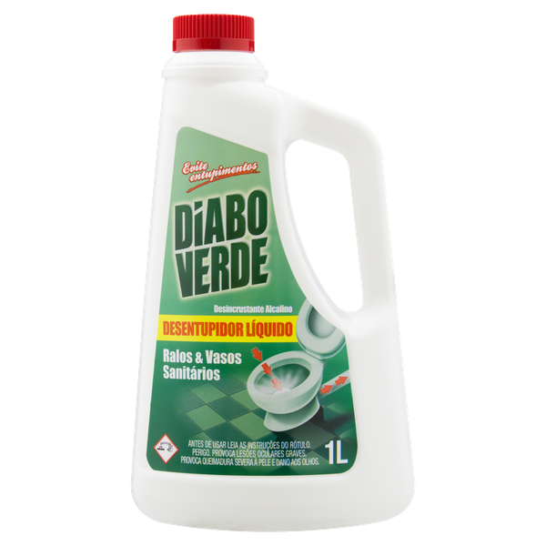 Desentupidor Líquido Diabo Verde 1L