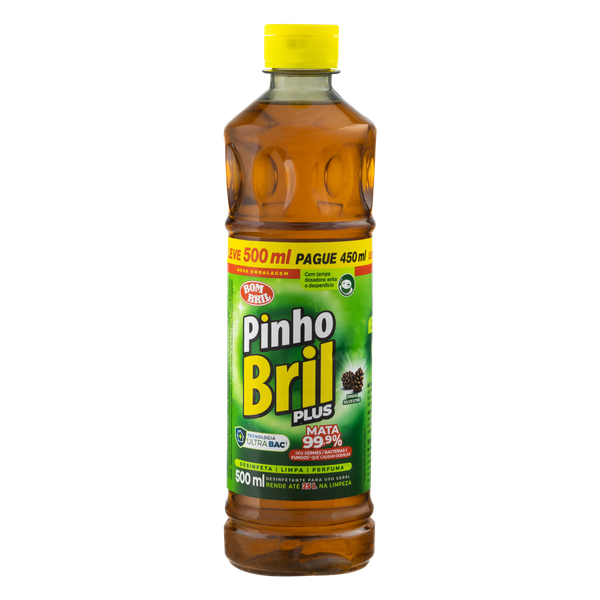 Desinfetante Pinho Bril Pinho Leve 500ml Pague 450ml