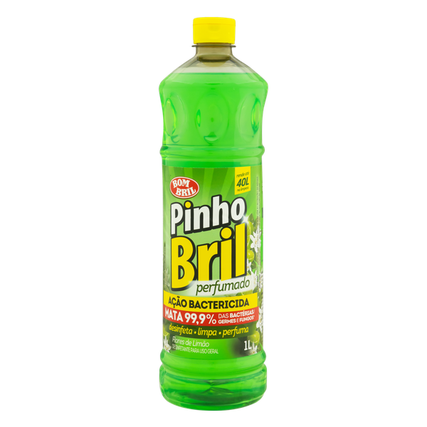 Desinfetante Líquido Pinho Bril Flor de Limão 1L