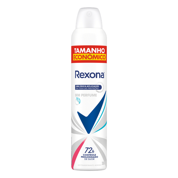 Desodorante Aerosol Rexona Feminino Sem Perfume 200ml
