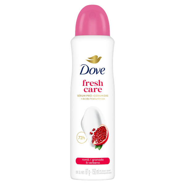 Desodorante Antitranspirante Dove Feminino Aerosol Go Fresh Romã e Verbena 89g