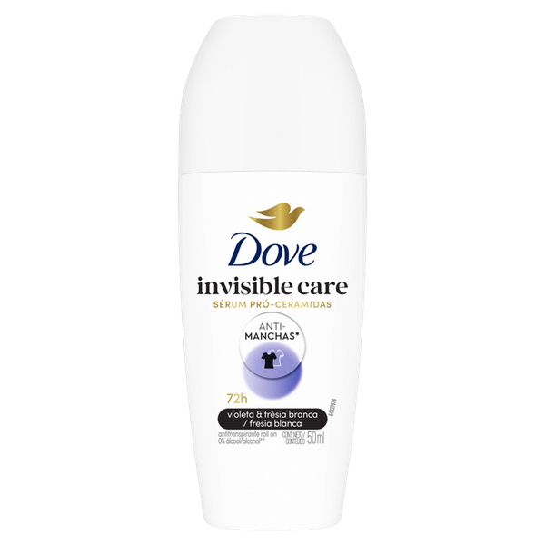 Desodorante Roll-On Dove Invisible Dry 50ml