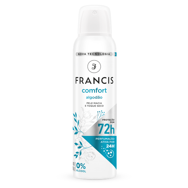 Desodorante Francis Aerosol Feminino Algodão 150ml