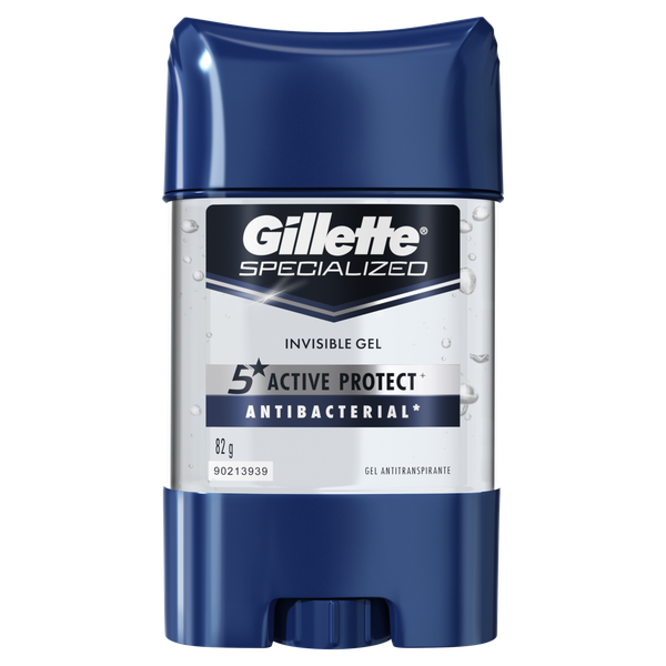 Desodorante Clear Gel Gillette Antibacterial 82g