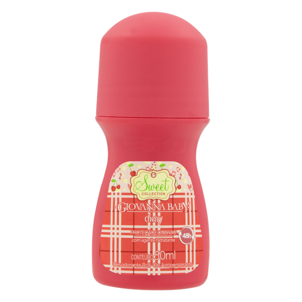 Desodorante Feminino Giovanna Baby Roll-On Cherry 50ml