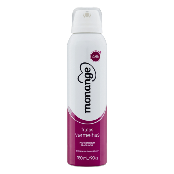 Desodorante Aerosol Monange Frutas Vermelhas 150ml