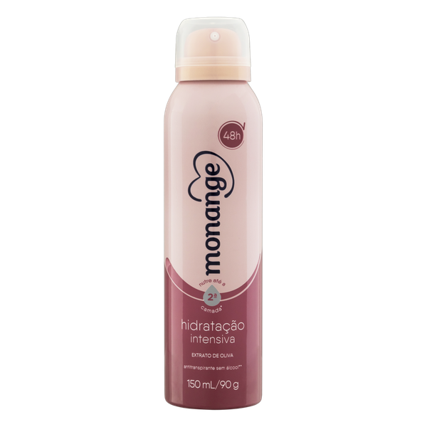 Desodorante Aerosol Monange Hidratação Intensa 150ml
