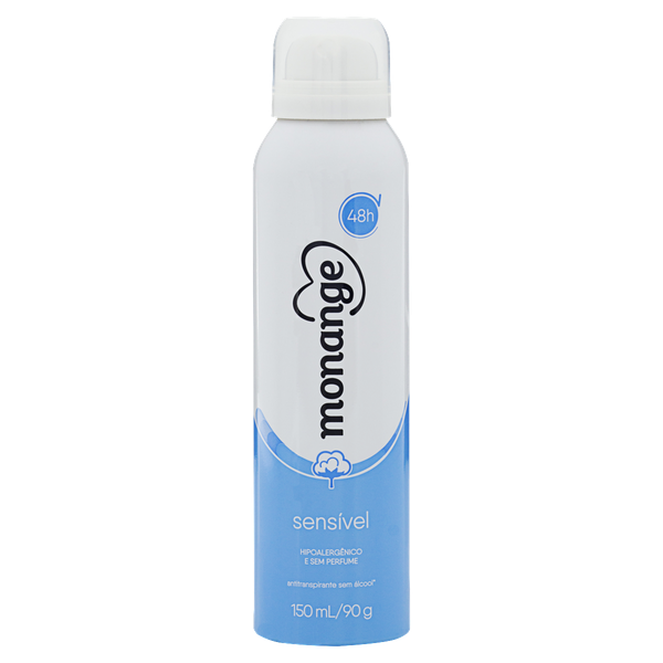 Desodorante Aerosol Monange Sensível 150ml