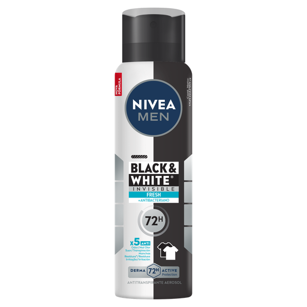 Desodorante Aerosol Nivea Masculino Black & White Fresh 150ml