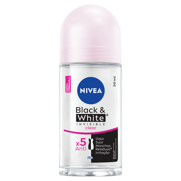 Desodorante Roll-On Nivea Feminino Clear Invisible 50ml