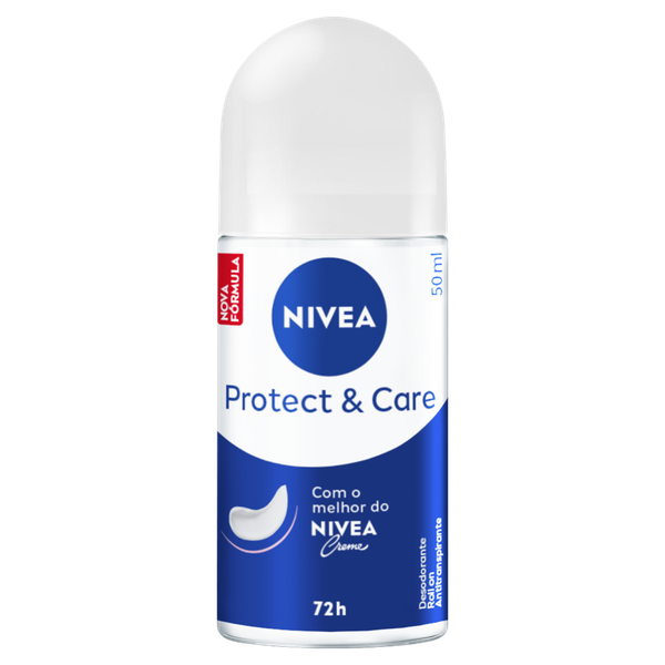 Desodorante Roll-On Nivea Feminino Protect & Care 50ml