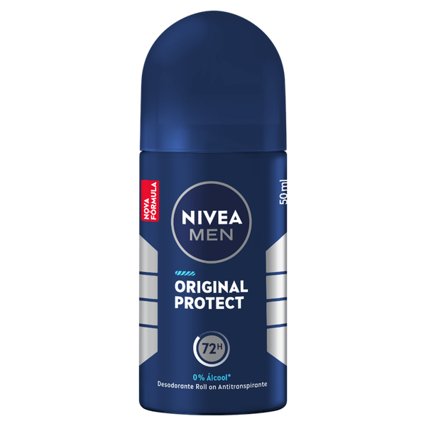 Desodorante Masculino Nivea Men Original Protect Roll-On 50ml