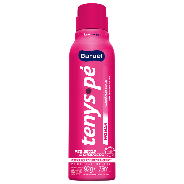 Desodorante para os Pés Tenys Pé Jato Seco Womam 150ml