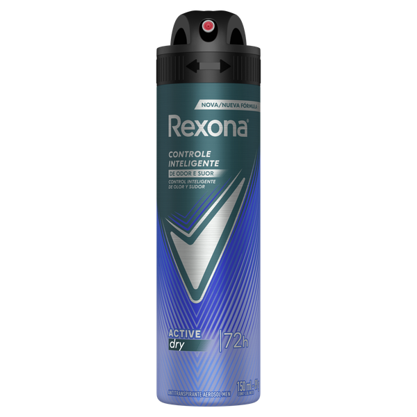 Desodorante Aerosol Rexona Masculino Active Dry 150ml