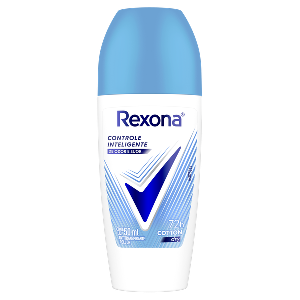 Desodorante Roll-On Rexona Feminino Cotton 50ml