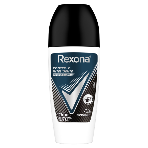 Desodorante Masculino Rexona Invisible Roll-On 50ml