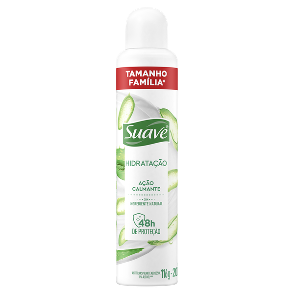 Desodorante Suave Aerosol Feminino Hidratação 200ml