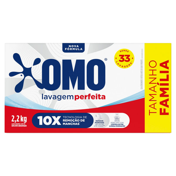 Detergente em Pó Omo 2,2kg