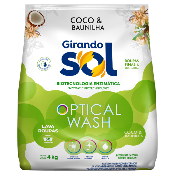 Detergente em Pó Girando Sol Coco e Baunilha 4kg