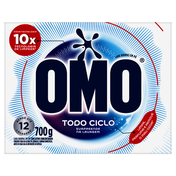 Detergente Pó Omo Lavagem Perferfeito 700g