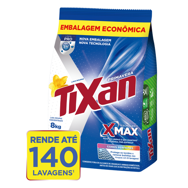 Detergente em Pó Tixan Ypê Primavera 8kg