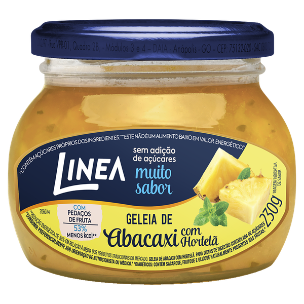 Doce de Geleia Linea sem Açúcar Abc H 230g