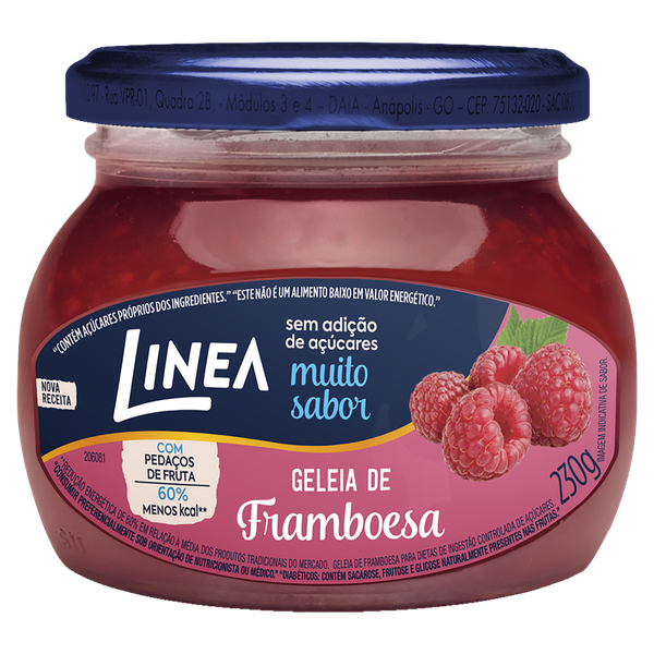 Doce de Geleia Linea sem Açúcar Framboesa 230g