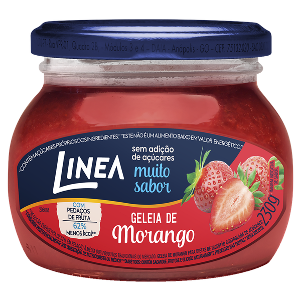 Doce de Geleia Linea sem Açúcar Morango 230g