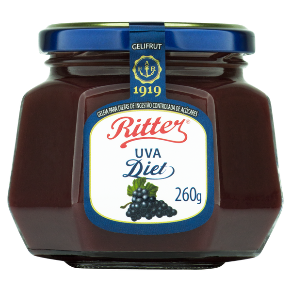 Geleia Ritter Diet Uva 260g