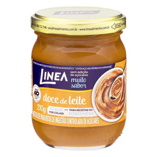 Doce de Leite Linea Sem Açúcar 210g