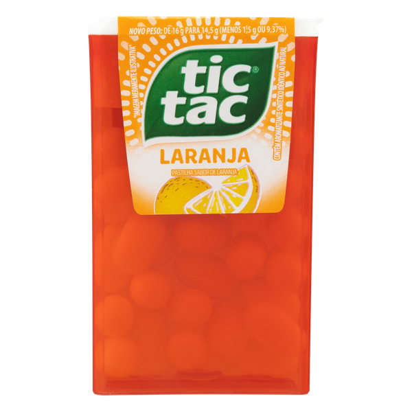 Drops Tic Tac Laranja 14,5g