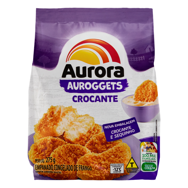 Empanado Aurora Auroggets Crocante 275g