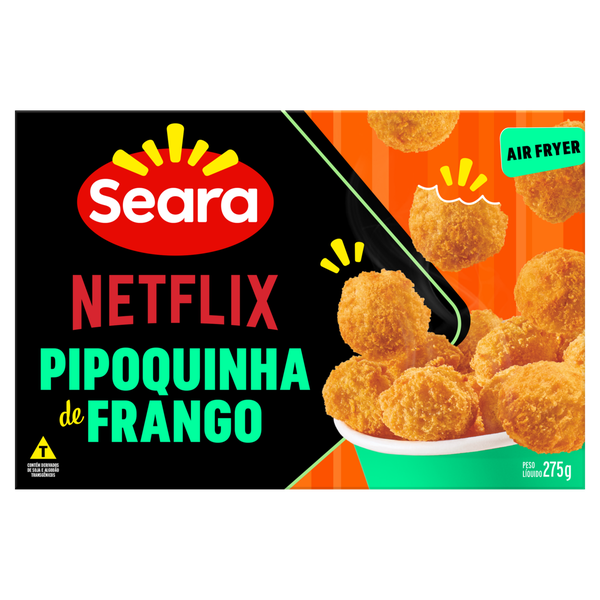 Empanado de Frango Seara Pipoquinha Netflix 275g