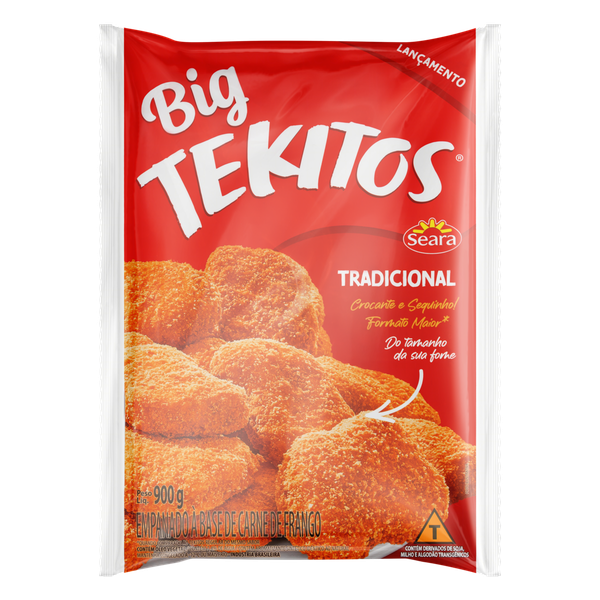 Empanado de Frango Seara Big Tekitos Tradicional 900g