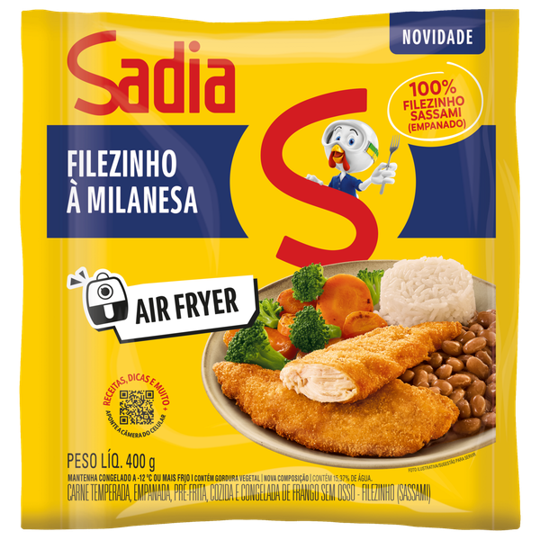 Empanado Filezinho Sassami Sadia 400g