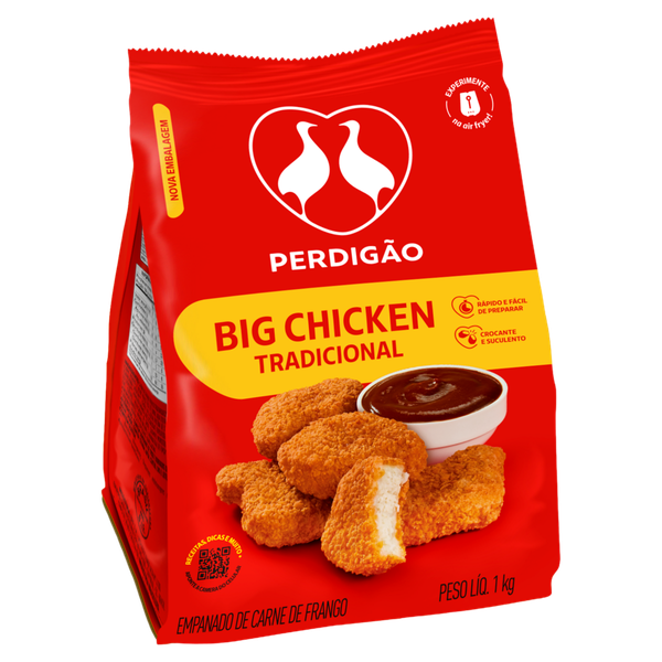 Empanado Perdigão Big Chiclete Tradicional 1kg