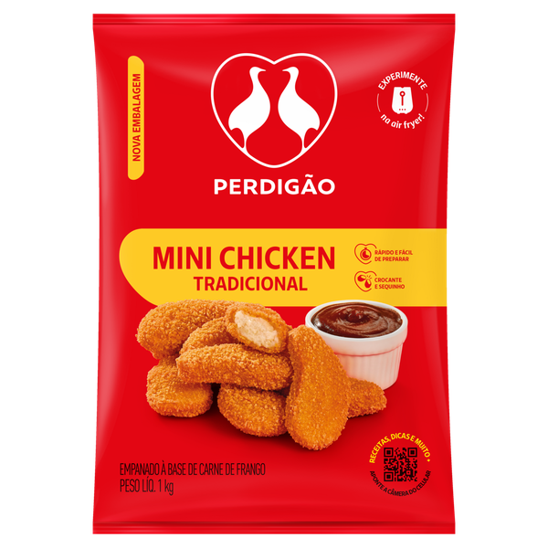 Empanado Perdigão Mini Chicken Tradicional 1kg