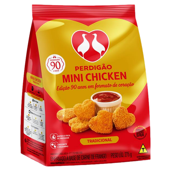 Empanado Perdigão Mini Chicken Tradicional 275g