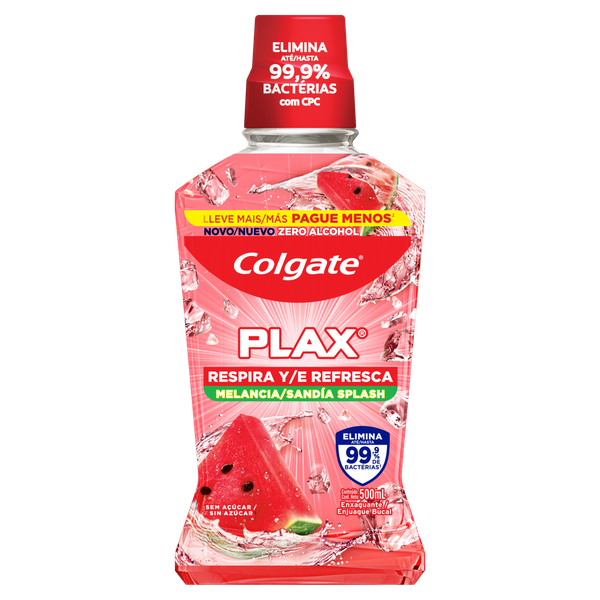 Enxaguante Bucal Colgate Plax Melancia 500ml