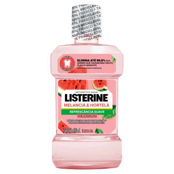 Enxaguante Bucal Listerine Melancia Hortelã 250ml