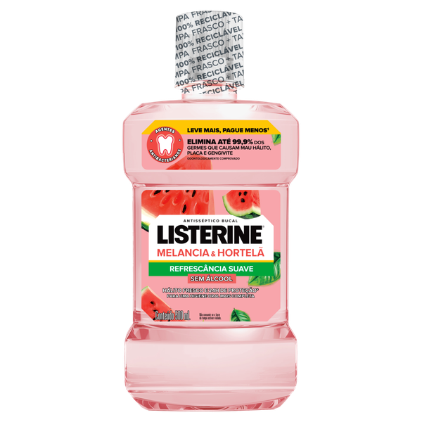 Enxaguante Bucal Listerine Melancia 500ml