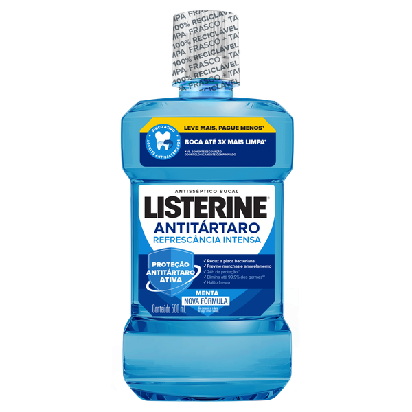 Enxaguante Bucal Listerine Tartar Cont 500ml