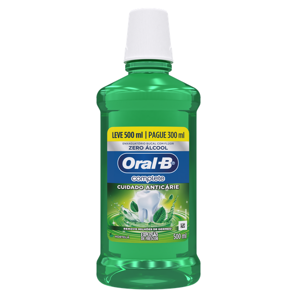 Enxaguante Bucal Oral B Hortelã 500ml