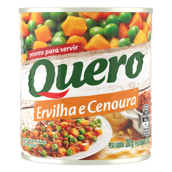 Ervilha e Cenoura Quero Lata 170g