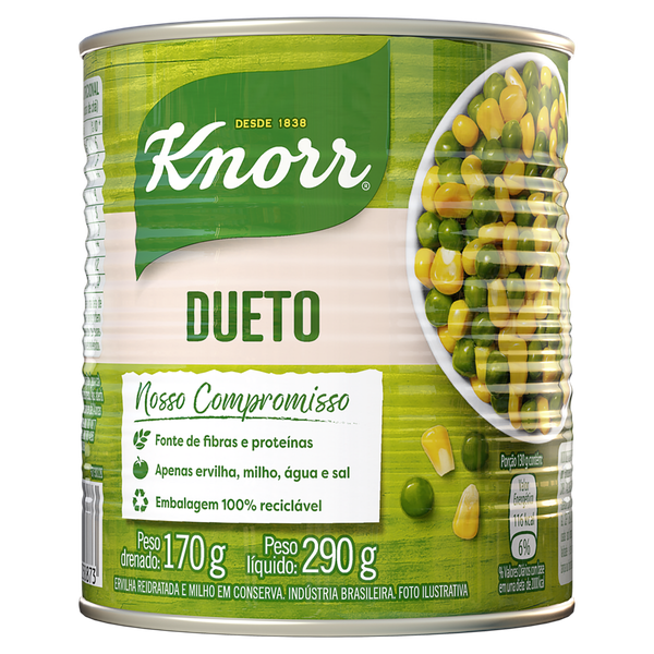 Ervilha E Milho Knorr Lata 170g