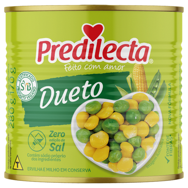 Ervilha e Milho Predilecta Lata 170g