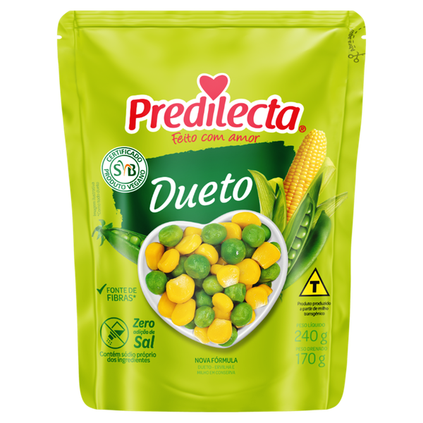 Ervilha e Milho Predilecta Sachê 170g
