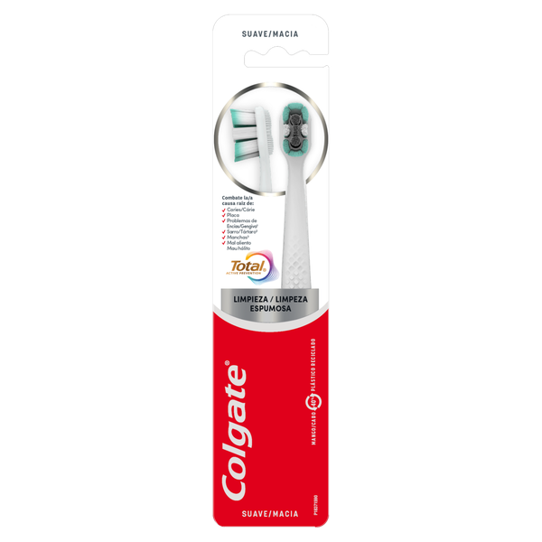 Escova Dental Colgate Total Limpeza Espumosa 2 Unidades
