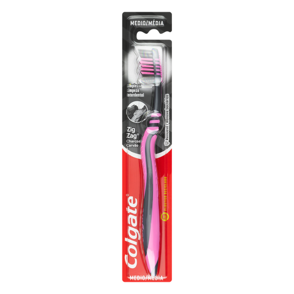 Escova Dental Colgate Zig Zag Carvão